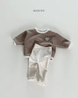 Stripe Hem Leggings Set