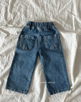Straight Stretch Denim Pants