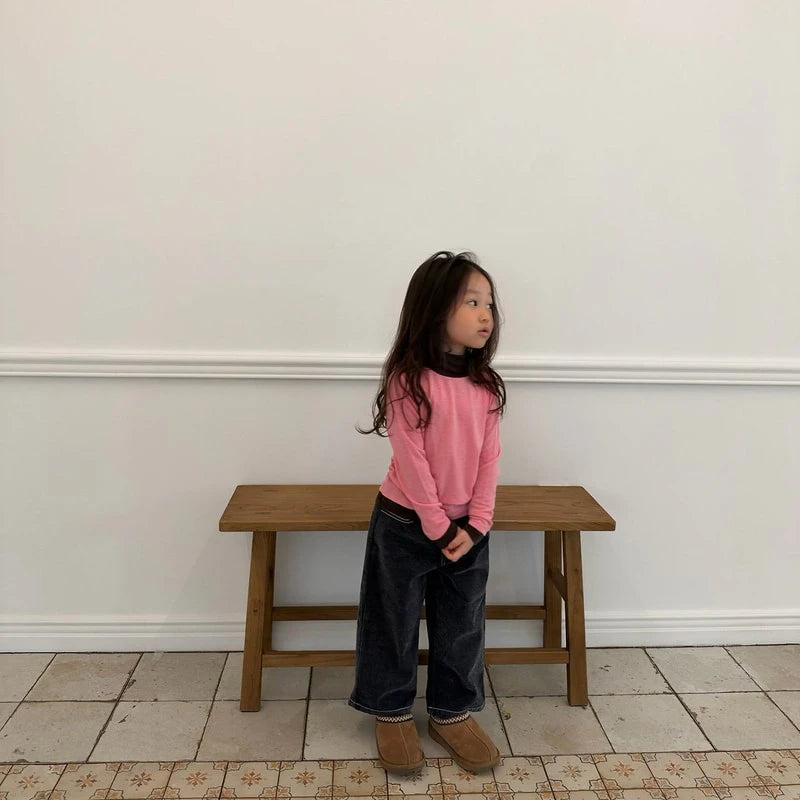 Little Foxx – Spy Fleeced Denim Pants