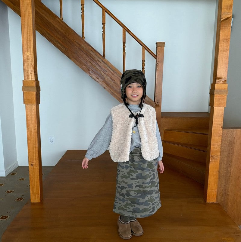 Little Foxx – Camo Long Skirt