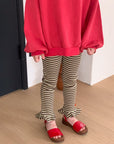 Little Foxx – Striped Frill Leggings