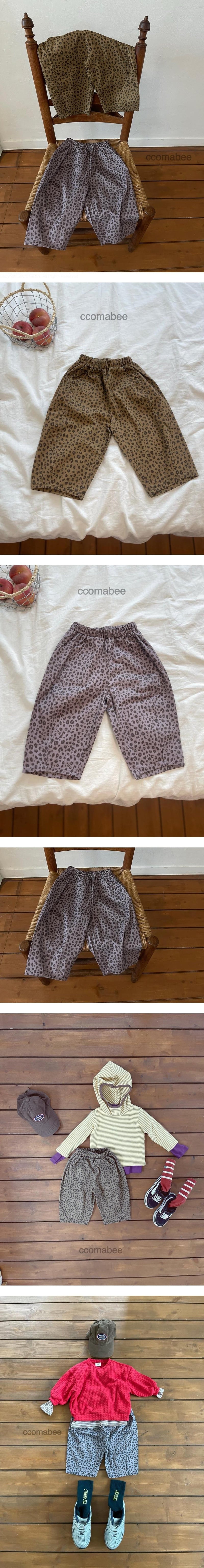 Little Foxx – Leopard Cutline Pants