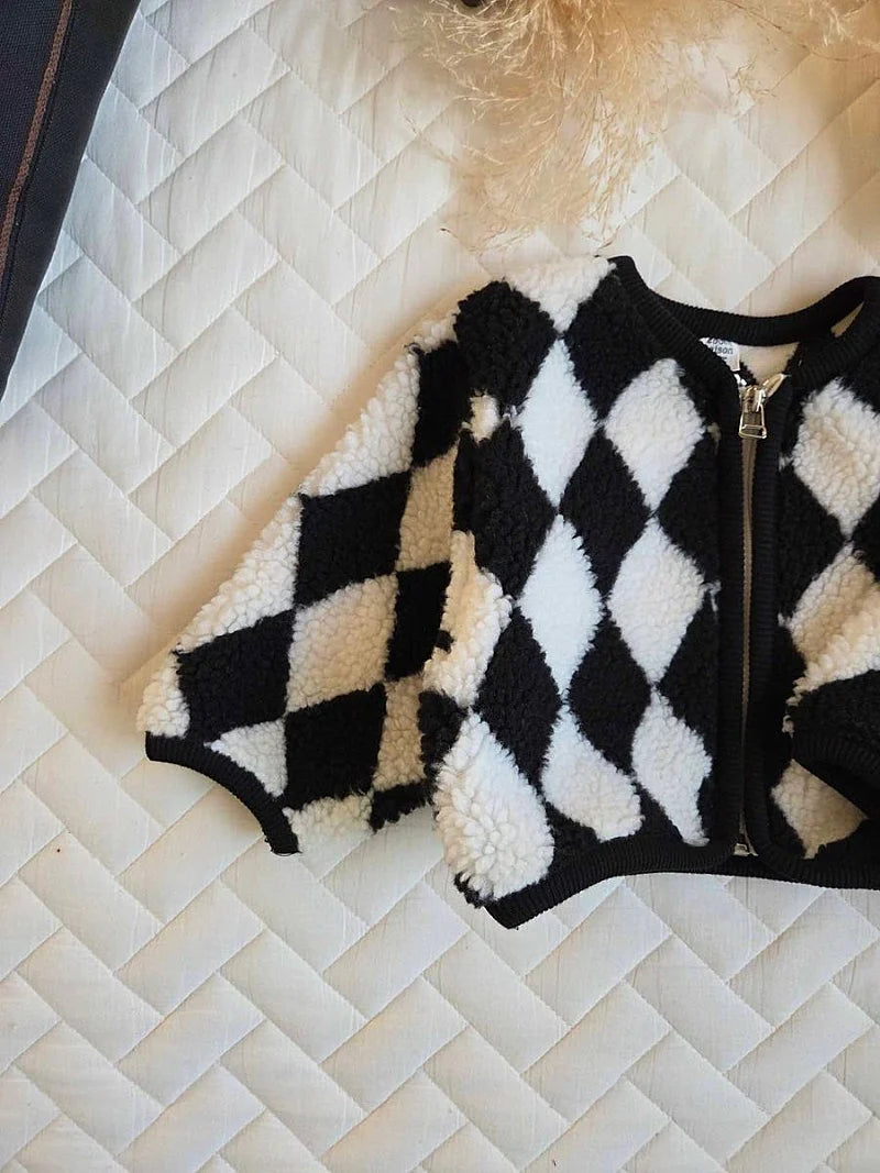 Little Foxx – Chess Boucle Jacket