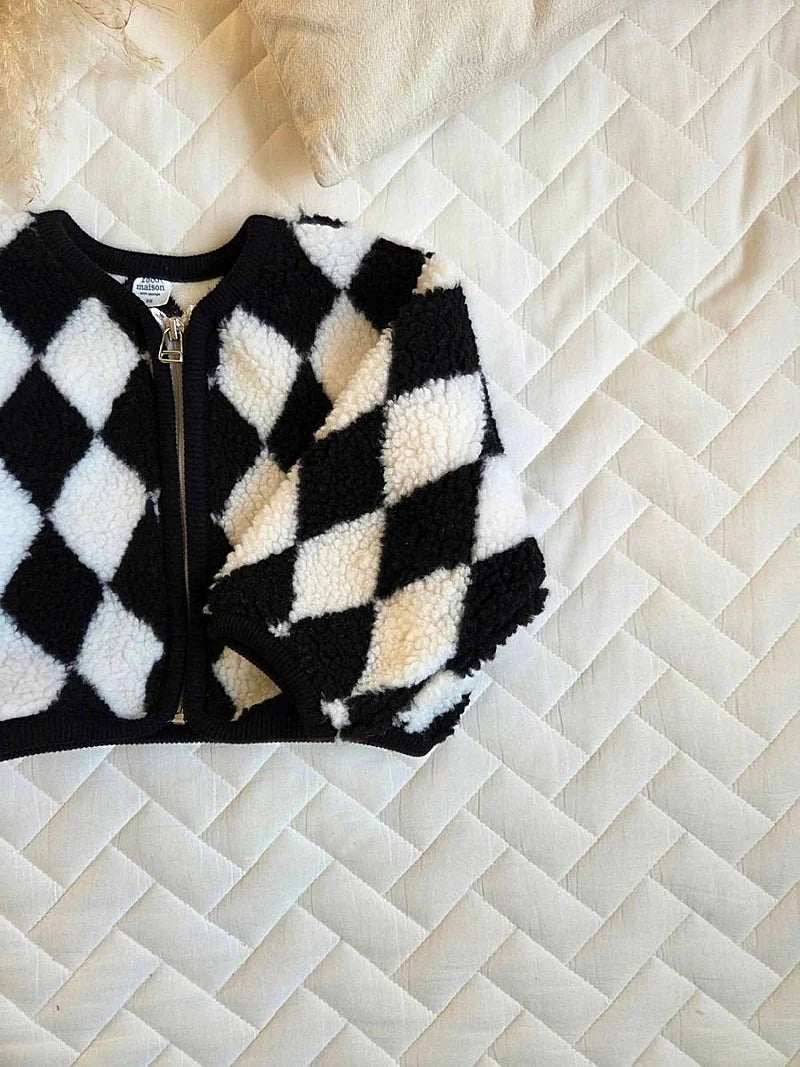Little Foxx – Chess Boucle Jacket
