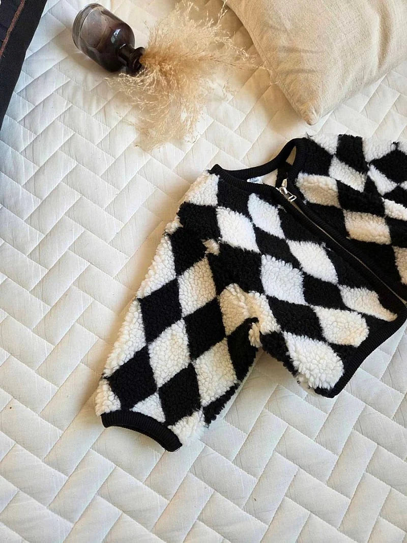 Little Foxx – Chess Boucle Jacket