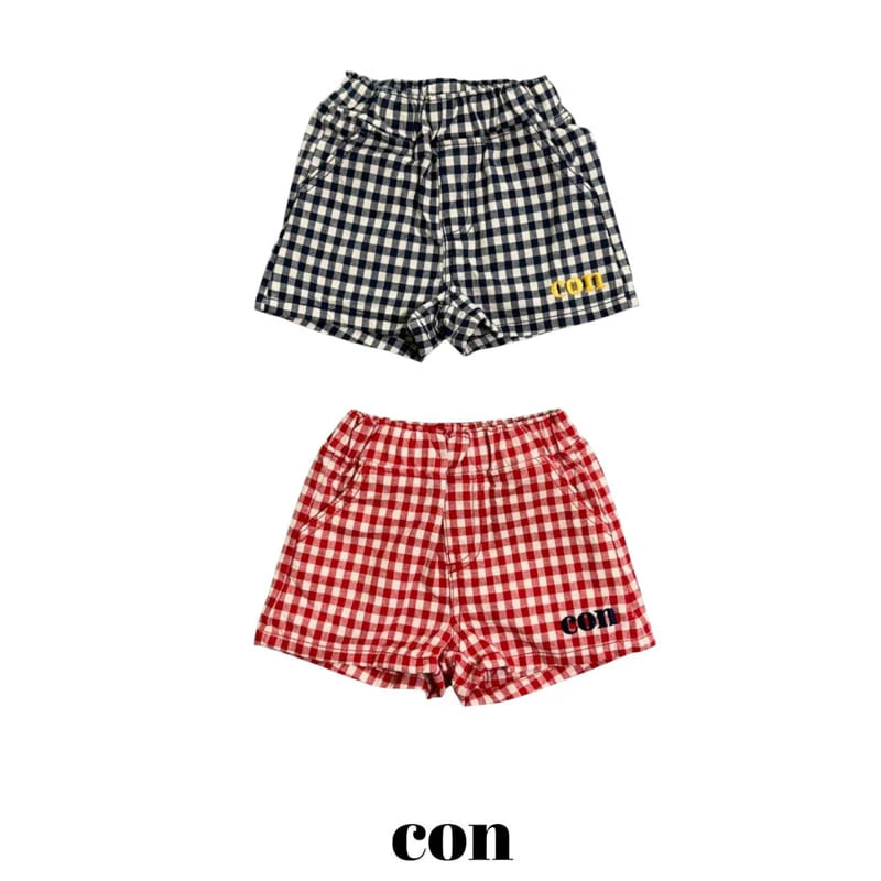 Little Foxx – Bebe Check Shorts