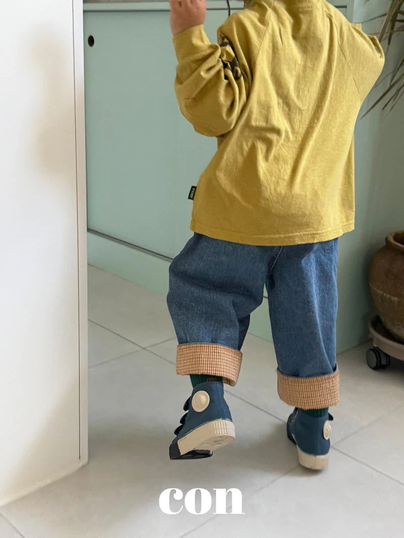Little Foxx – Wash Roll-up Denim Pants