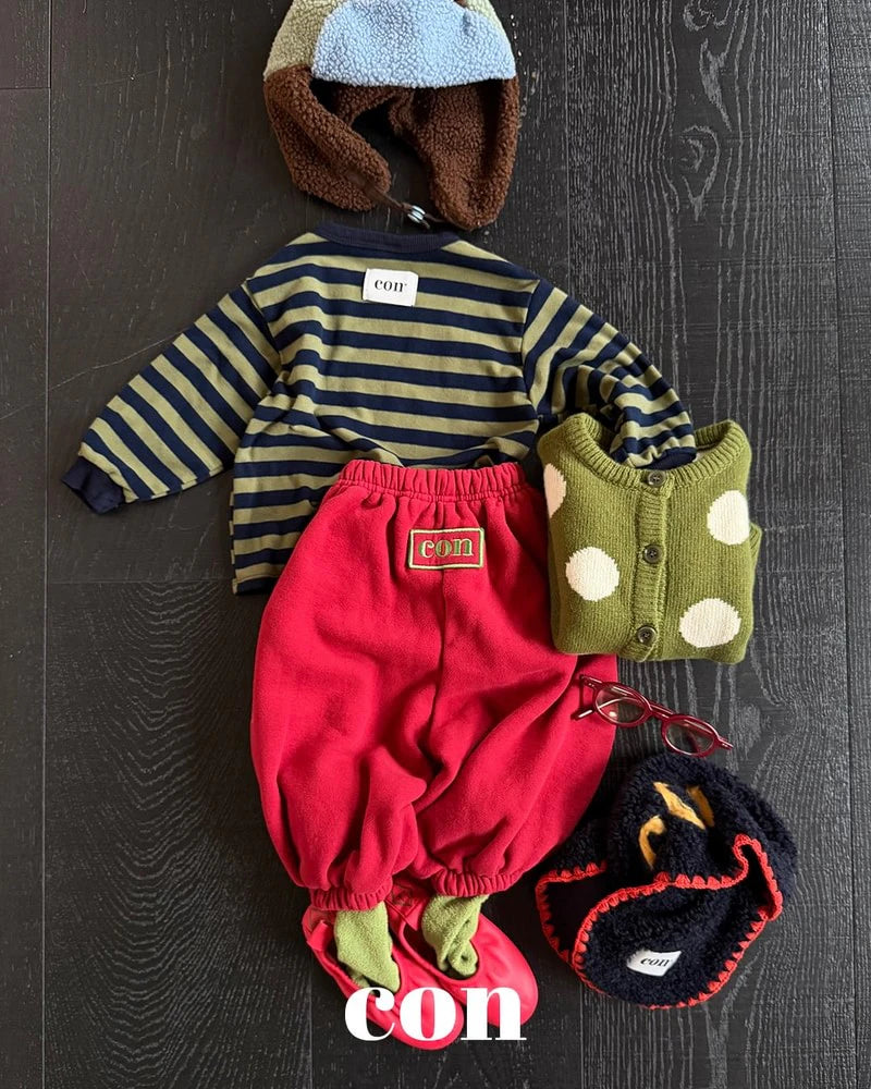 Little Foxx – Pudding Stripe Oversized Tee
