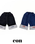 Little Foxx – Con Roll-up Denim Pants