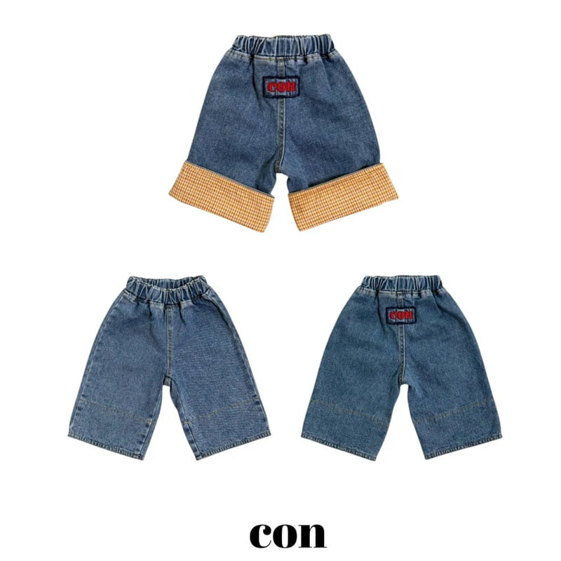 Little Foxx – Wash Roll-up Denim Pants