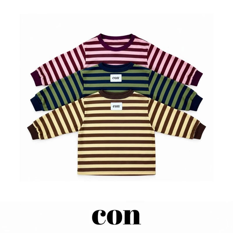 Little Foxx – Pudding Stripe Oversized Tee