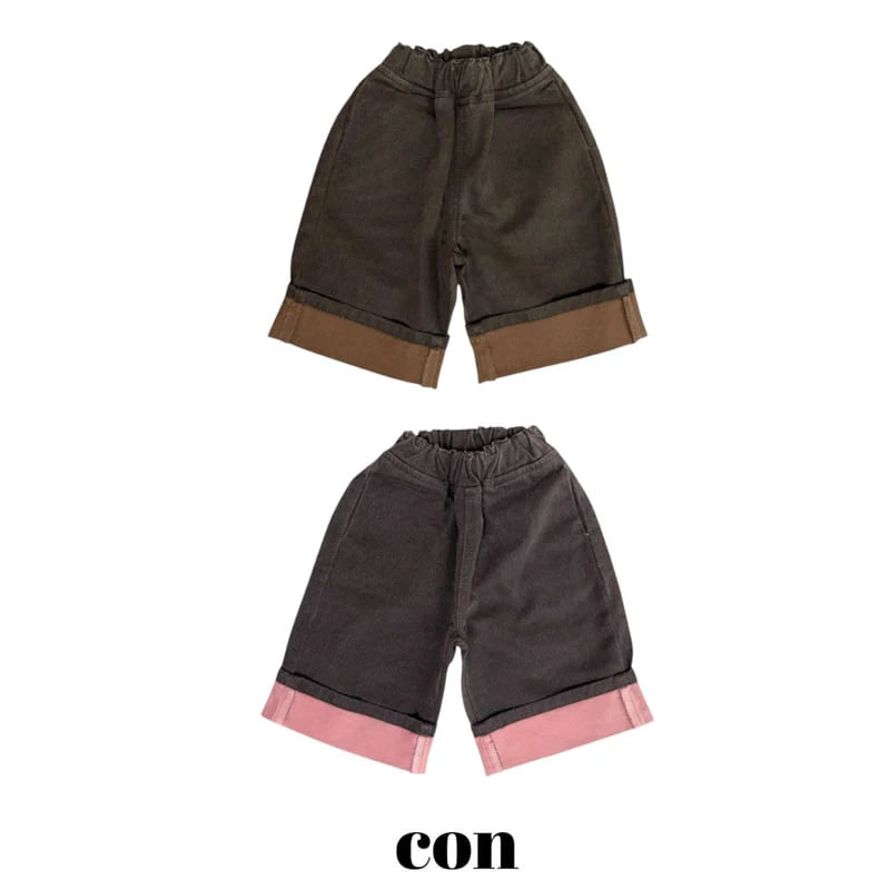 Little Foxx – Tonton Pigment Roll-up Pants