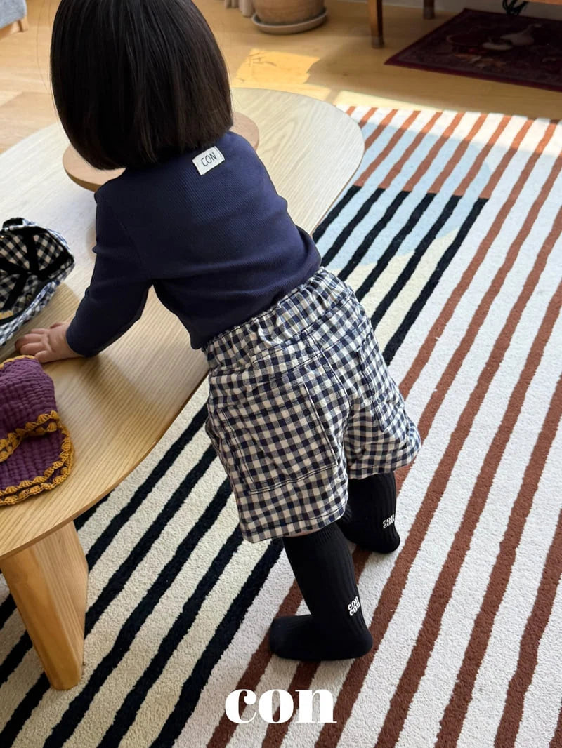 Little Foxx – Bebe Check Shorts