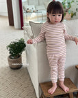 Little Foxx – Stripe Ribbed Leggings Set
