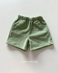 Little Foxx – Matcha Corduroy Half Pants