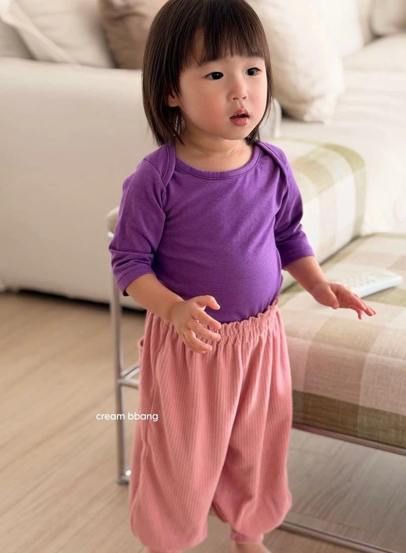 Little Foxx – Ribbed Aladdin Pants