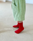 Little Foxx – Matcha Corduroy Half Pants
