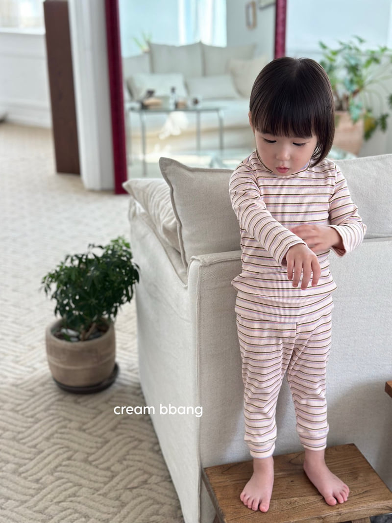 Little Foxx – Stripe Ribbed Leggings Set