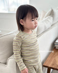 Little Foxx – Stripe Ribbed Leggings Set
