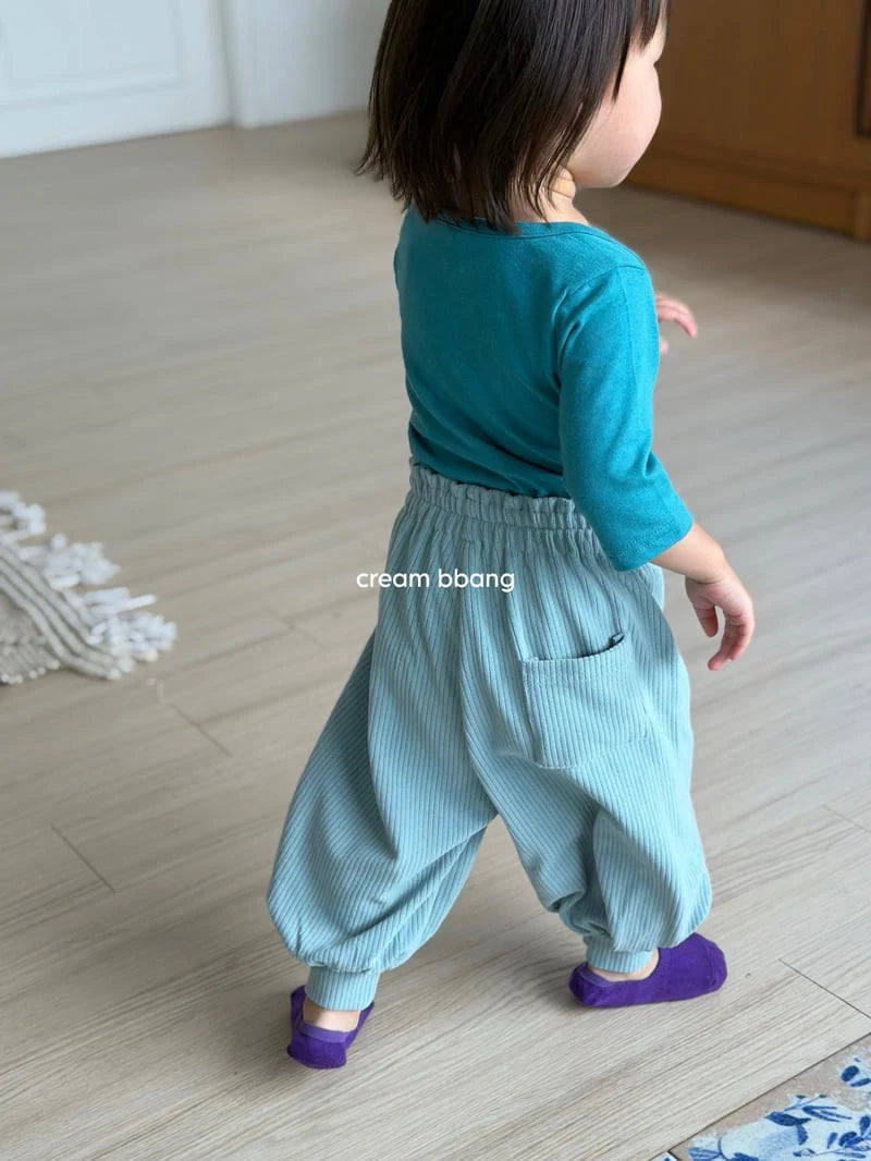 Little Foxx – Ribbed Aladdin Pants