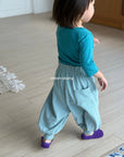 Little Foxx – Ribbed Aladdin Pants