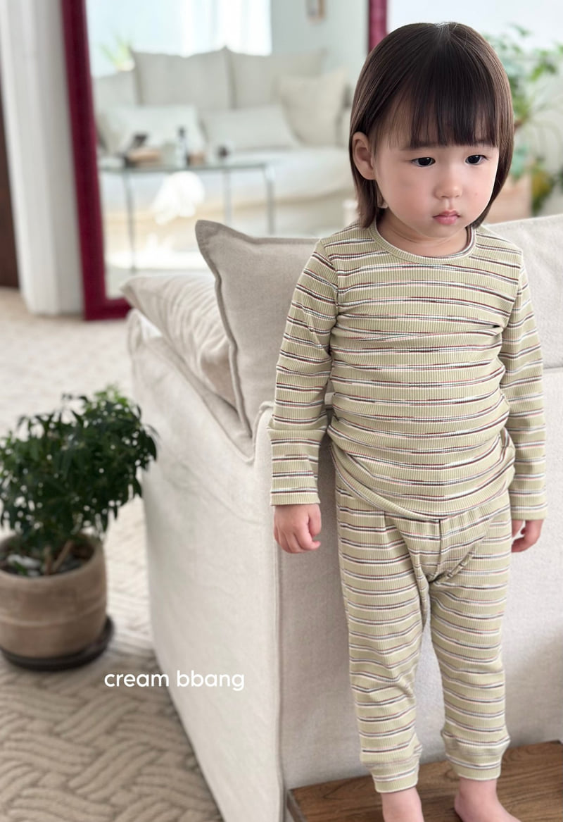 Little Foxx – Stripe Ribbed Leggings Set
