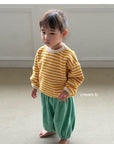 Little Foxx – Fleece Striped Binding Sweatshirt