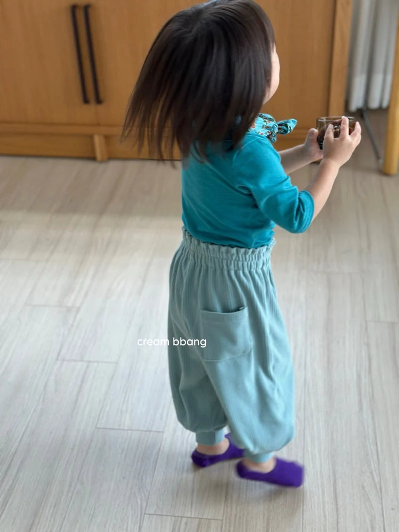 Little Foxx – Ribbed Aladdin Pants