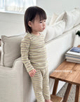 Little Foxx – Stripe Ribbed Leggings Set