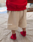 Little Foxx – Matcha Corduroy Half Pants