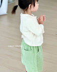 Little Foxx – Matcha Corduroy Half Pants