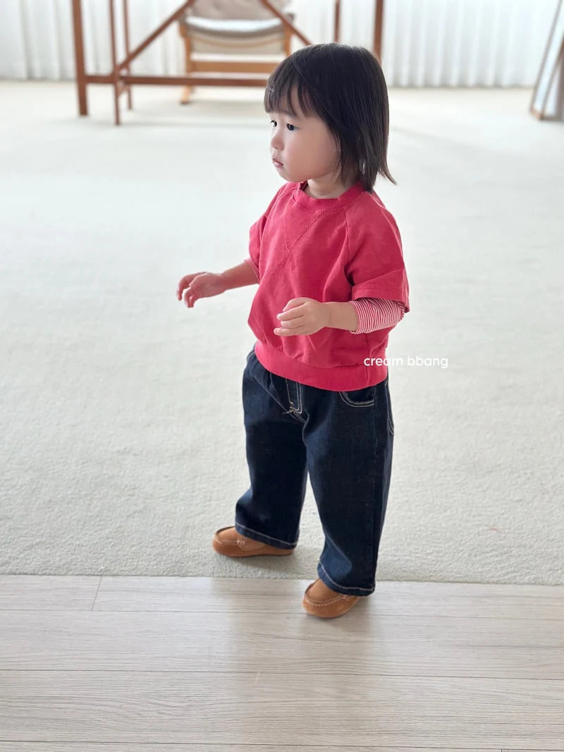 Little Foxx – Round Denim Spandex Baggy