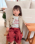 Little Foxx – Love Embroidery Tee