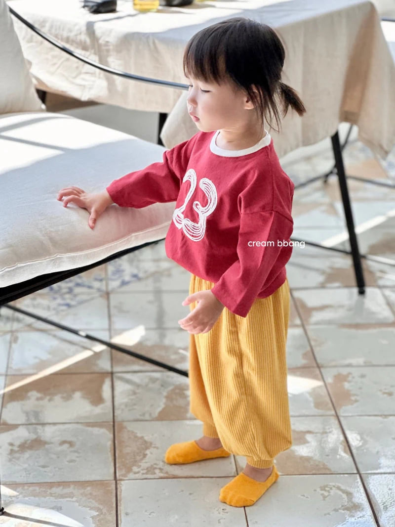 Little Foxx – 23 Embroidered Color-Block Tee