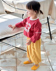 Little Foxx – 23 Embroidered Color-Block Tee