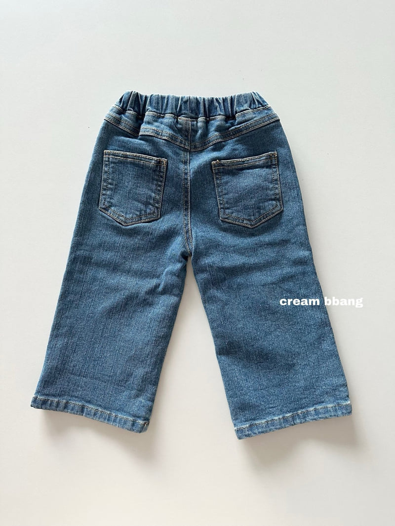 Little Foxx – Wide Denim Straight Pants