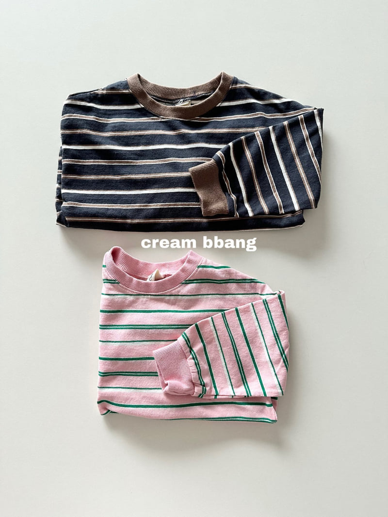 Little Foxx – Ribbed Cuff Stripe Long Sleeve Tee