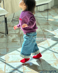 Little Foxx – Wide Denim Straight Pants