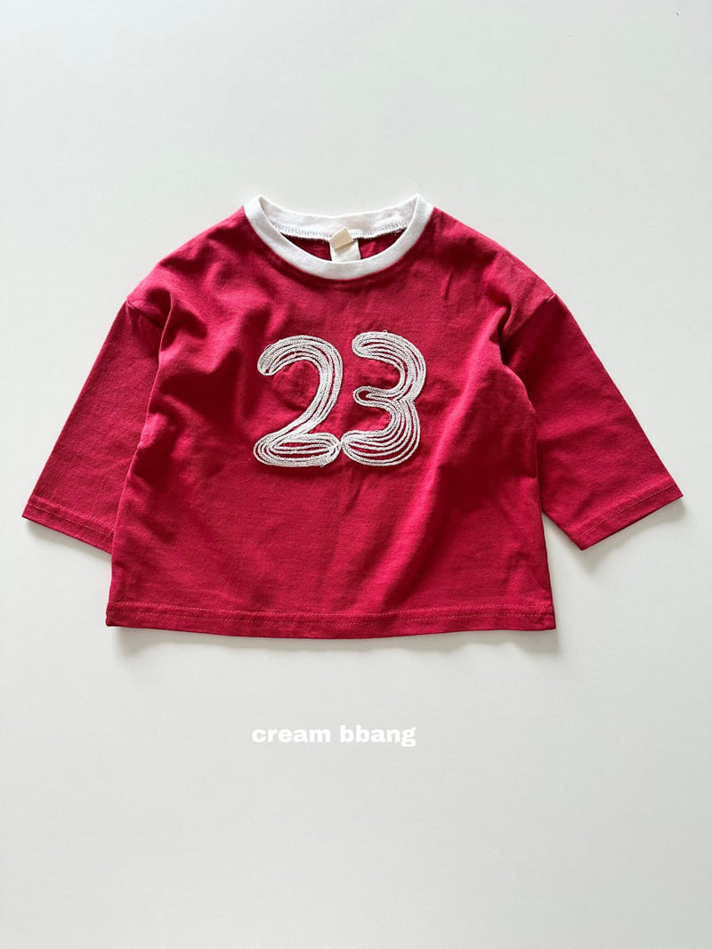 Little Foxx – 23 Embroidered Color-Block Tee