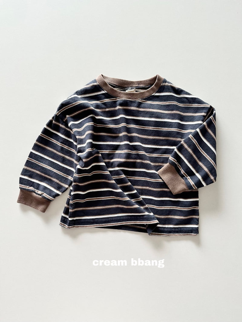 Little Foxx – Ribbed Cuff Stripe Long Sleeve Tee