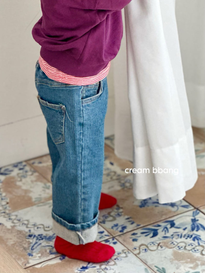 Little Foxx – Wide Denim Straight Pants