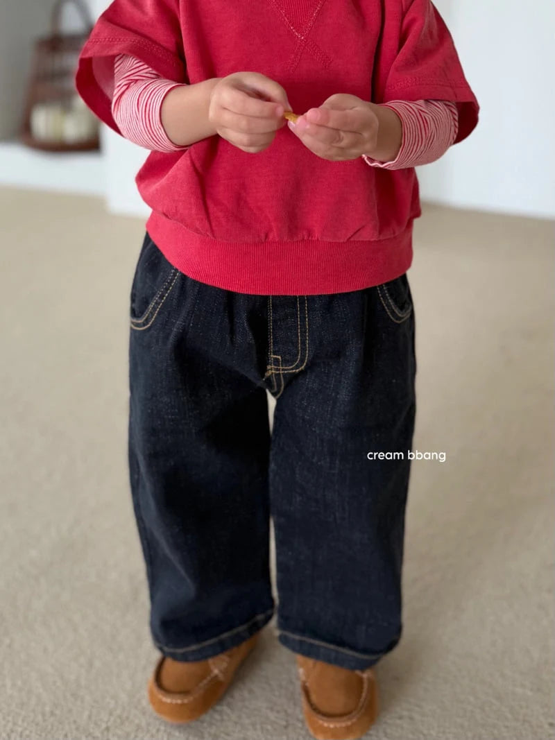 Little Foxx – Round Denim Spandex Baggy