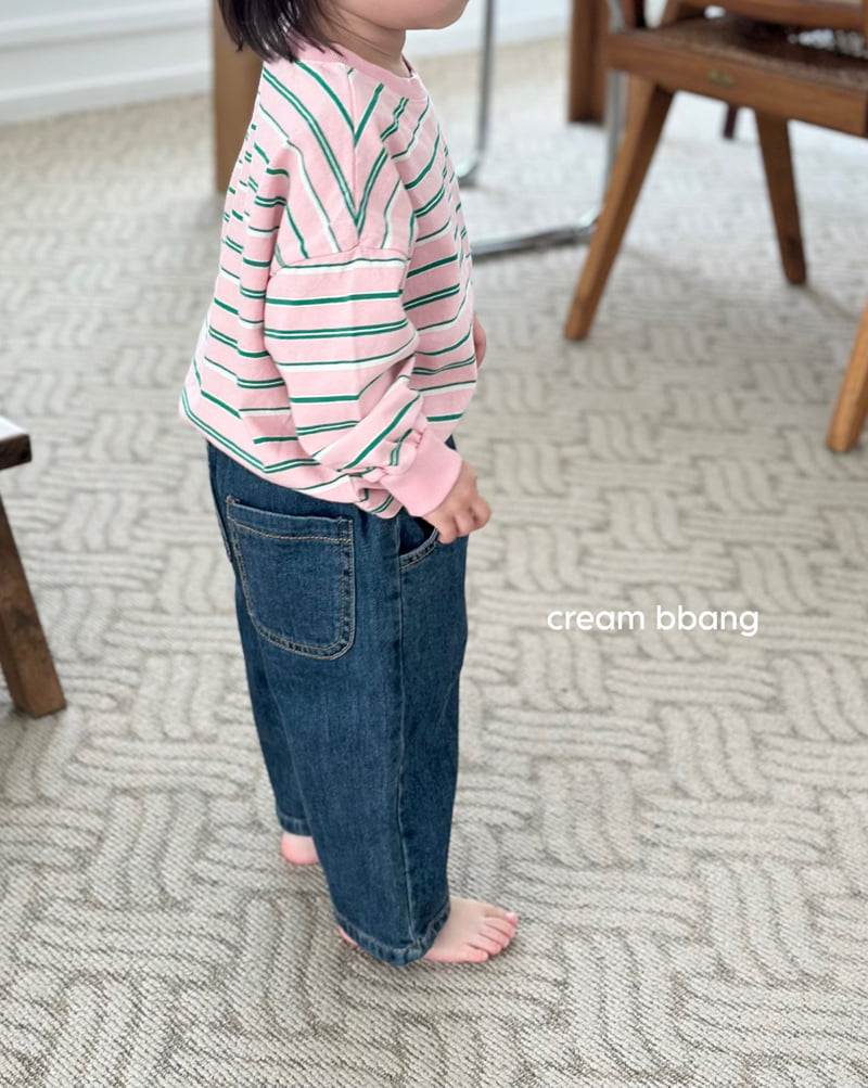 Little Foxx – Ribbed Cuff Stripe Long Sleeve Tee