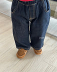 Little Foxx – Round Denim Spandex Baggy