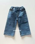 Little Foxx – Wide Denim Straight Pants