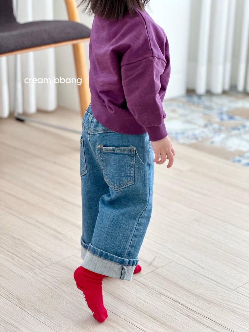 Little Foxx – Wide Denim Straight Pants