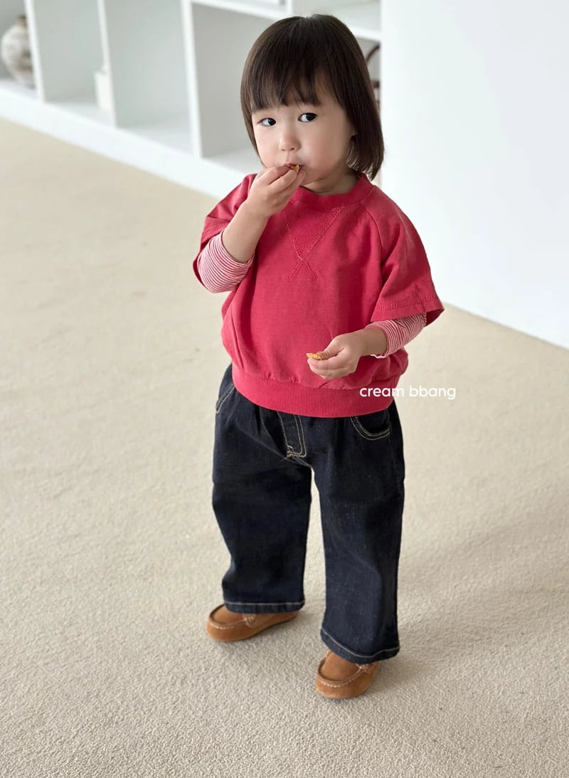 Little Foxx – Round Denim Spandex Baggy