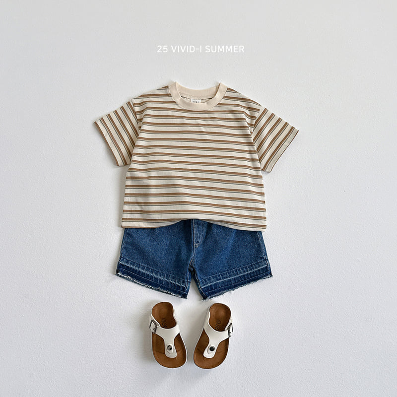 Smile Stripe Short Sleeve Tee
