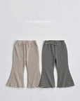 Striped Bootcut Pants
