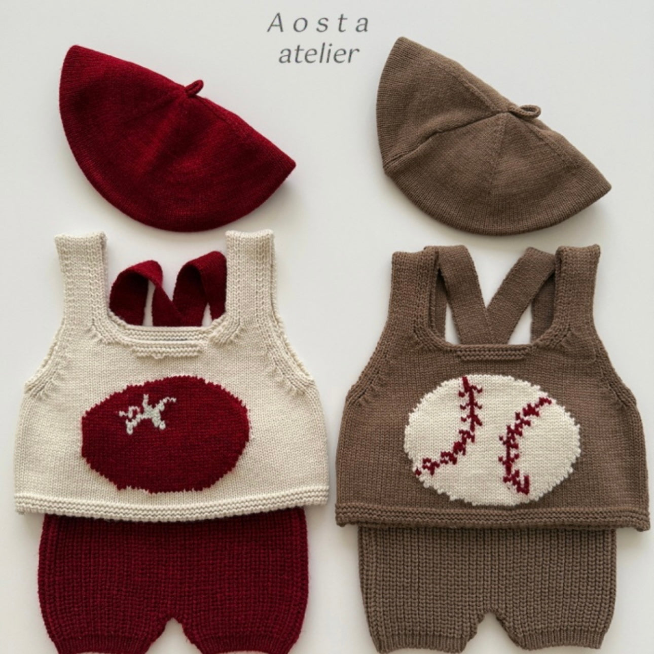 Baby Knit Overalls